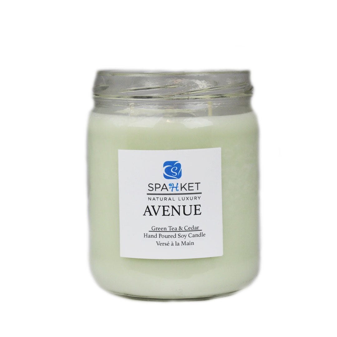 AVENUE SOY CANDLE - Green tea and cedar