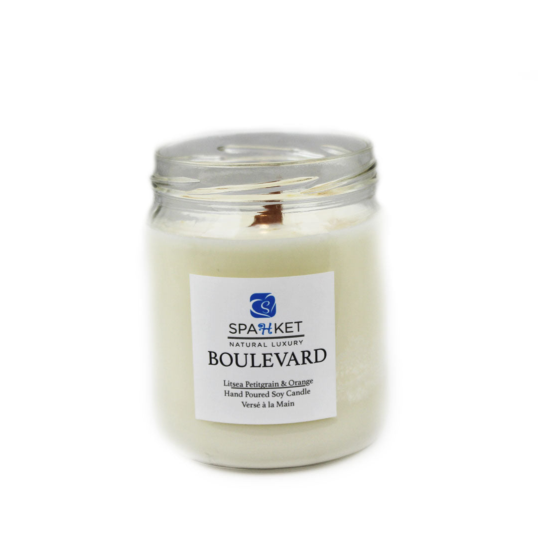 BOULEVARD SOY CANDLE- Litsea, petitgrain and orange