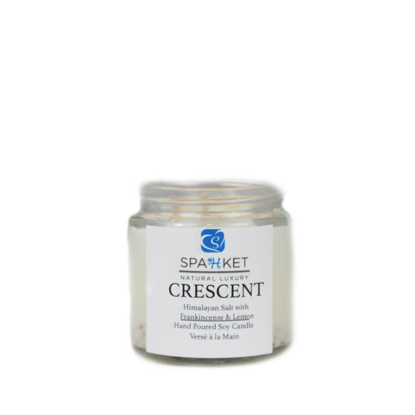 CRESCENT SOY CANDLE - Himalayan salt, frankincense and lemon