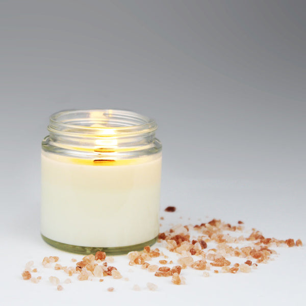 CRESCENT SOY CANDLE - Himalayan salt, frankincense and lemon